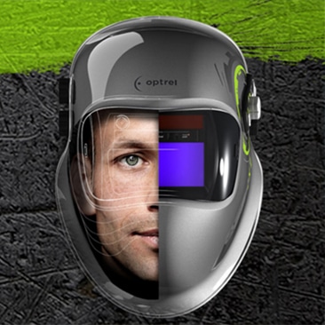 Optrel e684 lashelm kopen | automatische lashelm | Welding Helmet lightweight | auto shade 4 / 5 -13 | ADF Technology | autopilot | True Color filter | flitskap