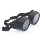 Weldline Pilot 2 metalen montuur - veiligheidsbril - kleur 5 | Metalen montuur, dubbele cup met instelbare neusbrug | Geventileerde zijkanten | Elastische hoofdband | Gewicht: 65g