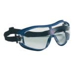 Weldline Slijpbril star blauw - veiligheidsbril - clear | Helder | Krasbestendig | Anti-beslaan behandeling | Instelbare elastische hoofband | W000011070
