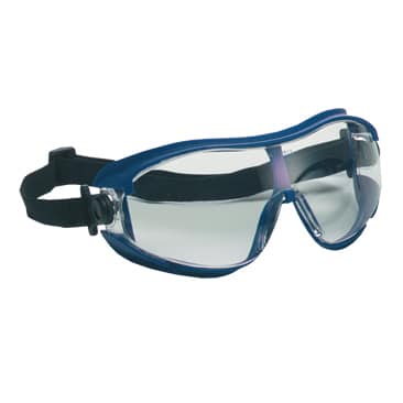 Weldline Slijpbril star blauw - veiligheidsbril - clear | Helder | Krasbestendig | Anti-beslaan behandeling | Instelbare elastische hoofband | W000011070