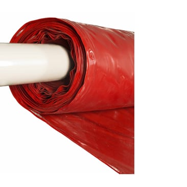 Weldas LAVAshield oranje/rood lasscherm per meter | Heat sealed seam | Includes rings Ø 50 mm | Lengte: +/- 178 cm | Breedte max 2700 cm | 50-6166/MTR