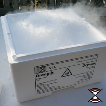 Goedkoop Droogijs kopen | Dry-ice Webshop | Inclusief Styrofoam doos | Gas Las Centrum