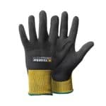 Tegera Montage- en werkhandschoen 8801R | Behendige en duurzame handschoen voor vochtige omgevingen | Coating mix van nitrielschuim en aqua PU | DMF-vrij & huidvriendelijk | Oeko-Tex certificaat.