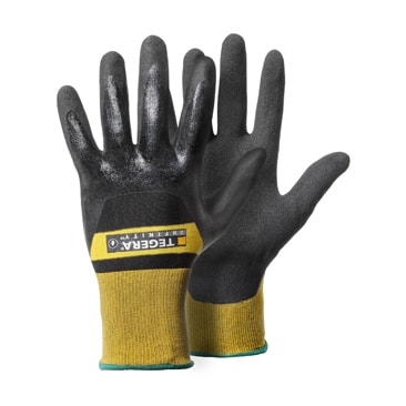 Tegera montagehandschoen 8803R | Behendige en duurzame handschoen voor vochtige omgevingen | Coating mix van nitrielschuim en aqua PU | DMF-vrij & huidvriendelijk