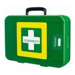 Cederroth First Aid Kit X-Large. Pleisterautomaat op de buitenkant, goed uitgerust, Robuust en duurzaam, Gemakkelijk te openen en zelf verklarende instructies